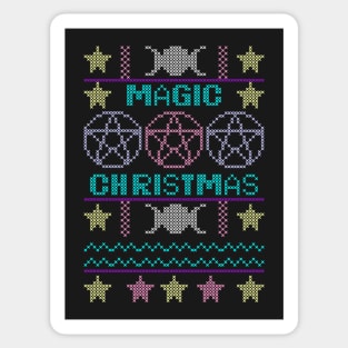 Ugly sweater Magic Christmas Sticker